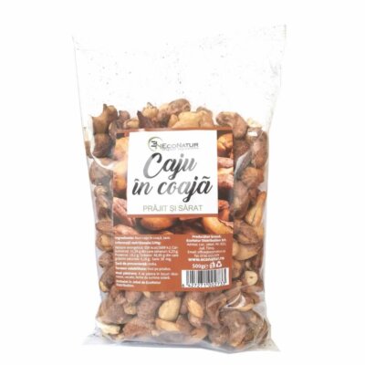 Caju prajite si sarate in coaja, 500g, EcoNatur