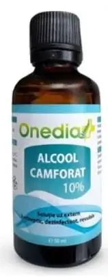 Alcool camforat 10%, 50ml, Onedia