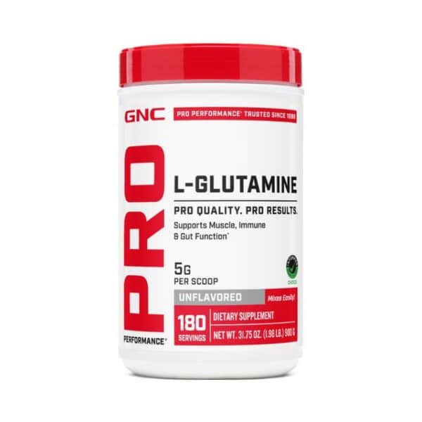 Gnc Pro Performance Micronized L-glutamine 5000 Mg, L-glutamina Micronizata Pudra Fara Aroma, 900 g