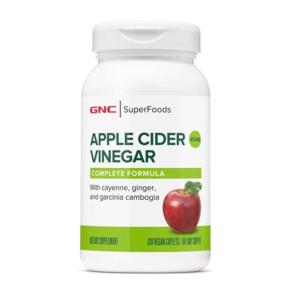 758957 Superfoods Apple Cider Vinegar, 120 comprimate, GNC
