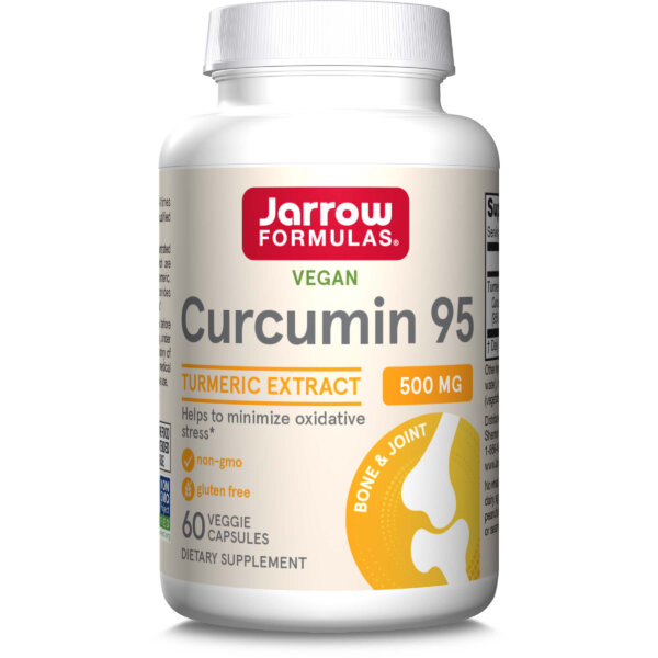 Curcumină 95, 500 mg, 60 capsule vegetariene, Jarrow Formulas