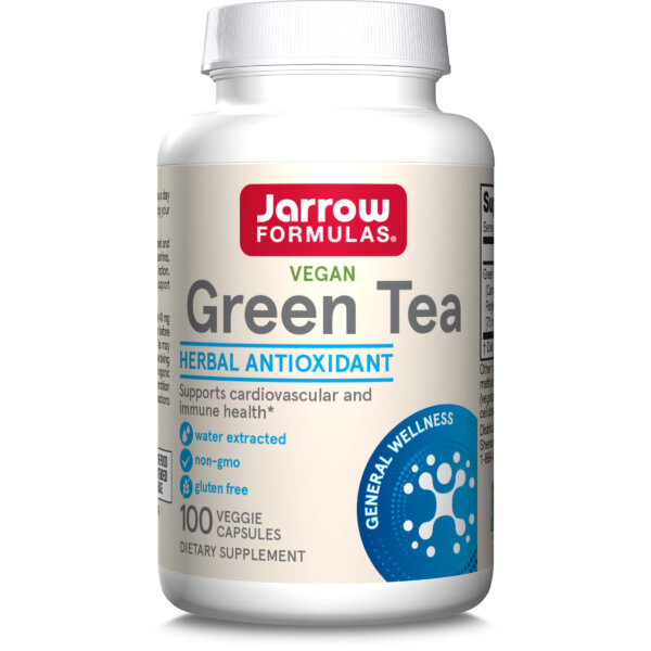 Ceai verde, 100 capsule vegetale, formule Jarrow
