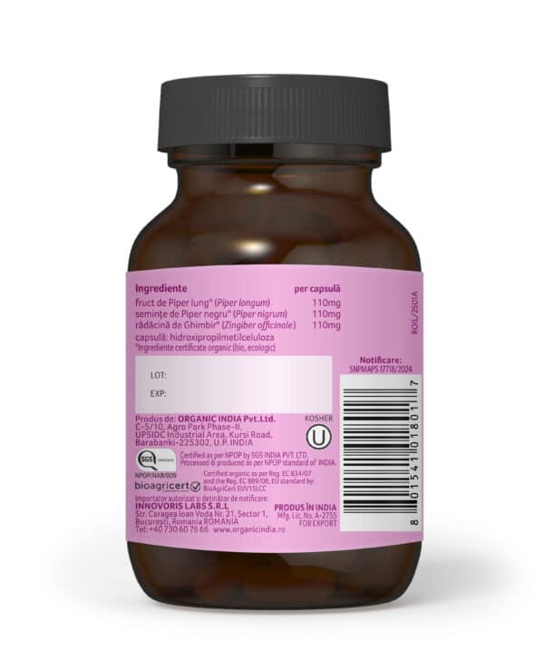 Trikatu, 60 capsule, Organic India
