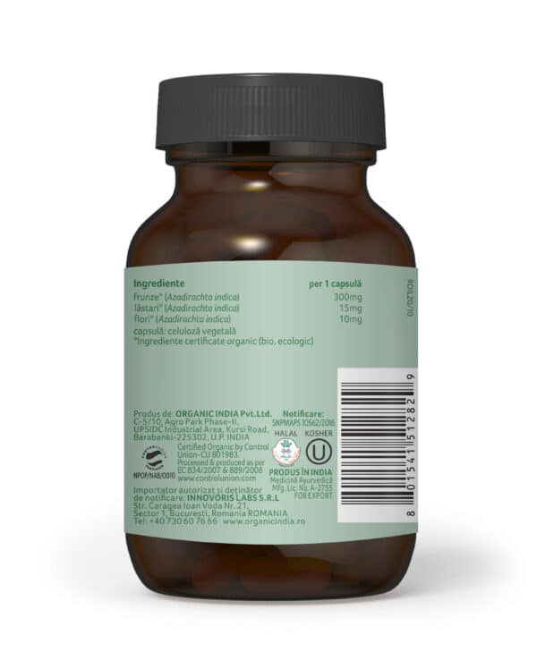 Neem | Antibiotic Natural, 60 capsule, Organic India