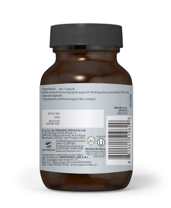 Andrographis Bio, 60 capsule, Organic India