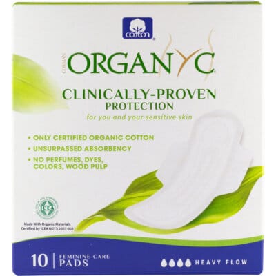 Pernuțe de noapte din bumbac organic, 10 bucăți, Organyc