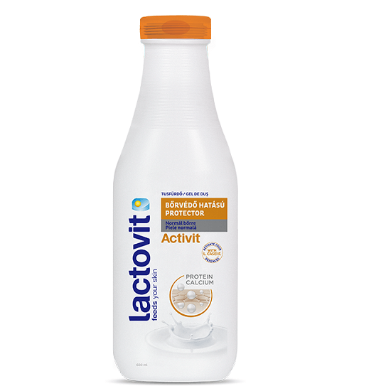 Gel de duș protector Activit, 600 ml, Lactovit