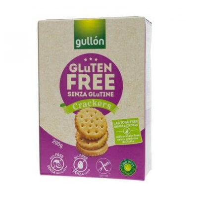 Biscuiți sărați fără gluten și fără lactoză, 200 g, Gullon