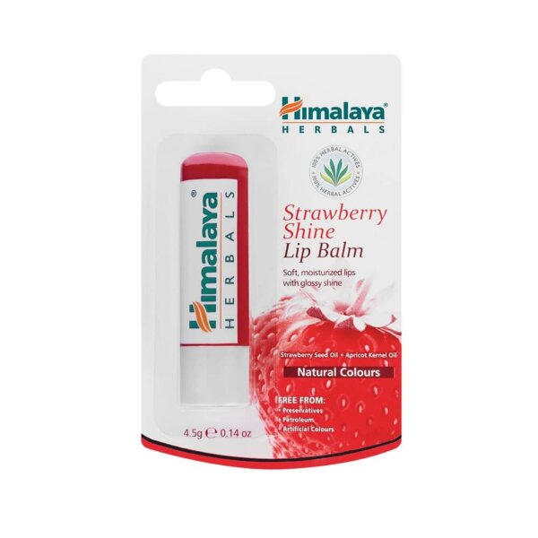 Balsam de Buze cu Ulei Semințe de Căpșuni, 4,5 g, Himalaya HERBALS