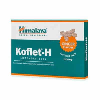 Koflet-H aromă de ghimbir, 12 tablete, Himalaya