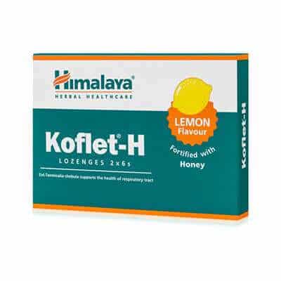 Koflet-H aromă de lămâie, 12 tablete, Himalaya