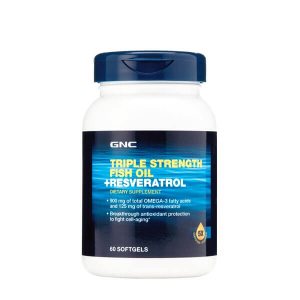 Gnc Triple Strength Fish Oil + Resveratrol