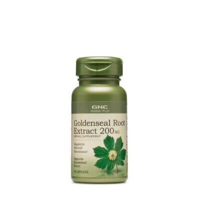 Gnc Herbal Plus Goldenseal Root 200 Mg