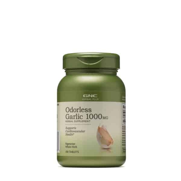 Gnc Herbal Plus Coated Odorless Garlic