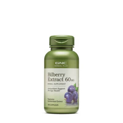 Gnc Herbal Plus Bilberry Extract 60 Mg