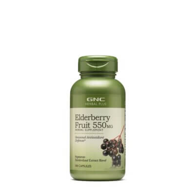 Gnc Herbal Plus Elderberry Fruit 550 Mg
