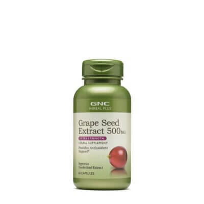 Gnc Herbal Plus Grape Seed 500 Mg