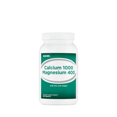 Gnc Calciu 1000 Mg Magneziu 400 Mg