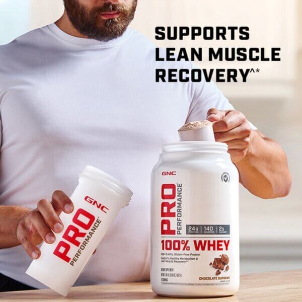 Gnc Pro Performance 100% Whey, Proteina Din Zer Cu Aroma De Vanilie, Testata Antidoping, 2176 G