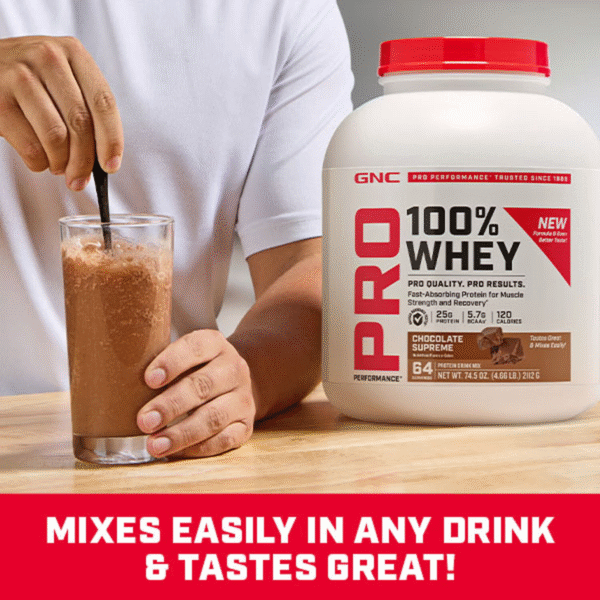 Gnc Pro Performance 100% Whey, Proteina Din Zer Cu Aroma De Biscuiti Si Frisca, Testata Antidoping, 2201 G
