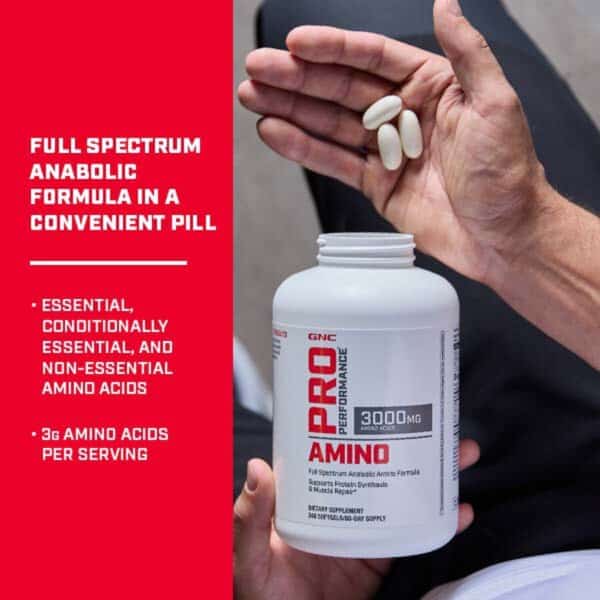 Gnc Pro Performance Amino 3000, 240 Cps