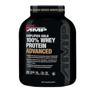 Gnc Pro Performance Amp Amplified Gold Proteina Din Zer Advanced Cu Aroma De Ciocolata
