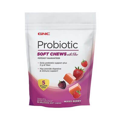 Gnc Probiotic Soft Chews With Fiber