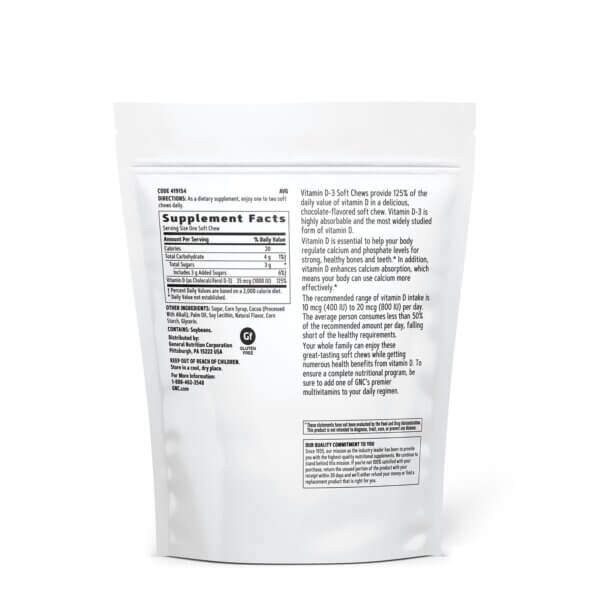 Vitamina D-3 1000 Ui Naturala 100% Din Lanolina