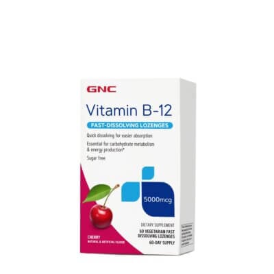 Gnc Vitamina B-12 5000 Mcg Cu Dizolvare Rapida