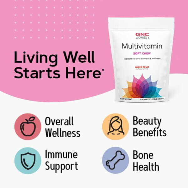 Multivitamine Pentru Femei Caramele Cu Aroma De Mix De Fructe