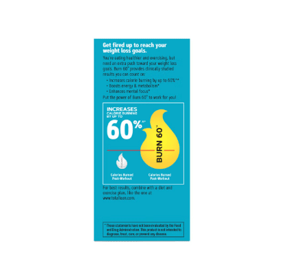 Gnc Total Lean Burn 60, Formula Termogenica Pentru Stimularea Metabolismului, 60 Tb