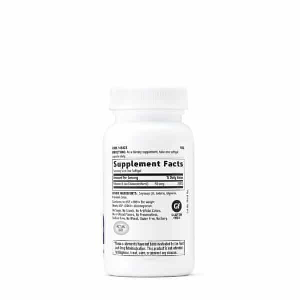 Vitamina D-3 50 Mcg (2000 Ui) Naturala 100%  Din Lanolina