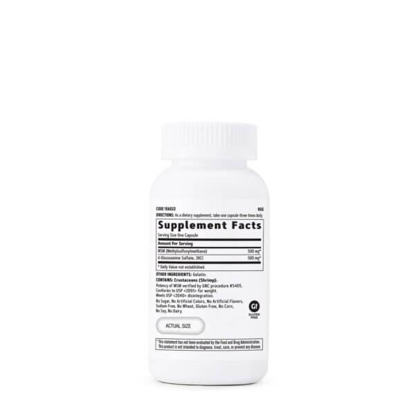 Msm Si Glucozamina 500 Mg