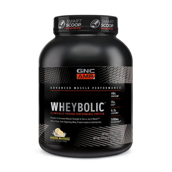 Gnc Amp Wheybolic  Proteina Din Zer Cu Aroma De Milkshake De Banane
