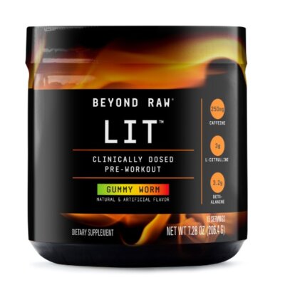 Gnc Beyond Raw Lit  Pre Workout Cu Aroma De  Gummy Worm