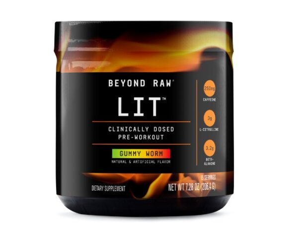 Gnc Beyond Raw Lit  Pre Workout Cu Aroma De  Gummy Worm