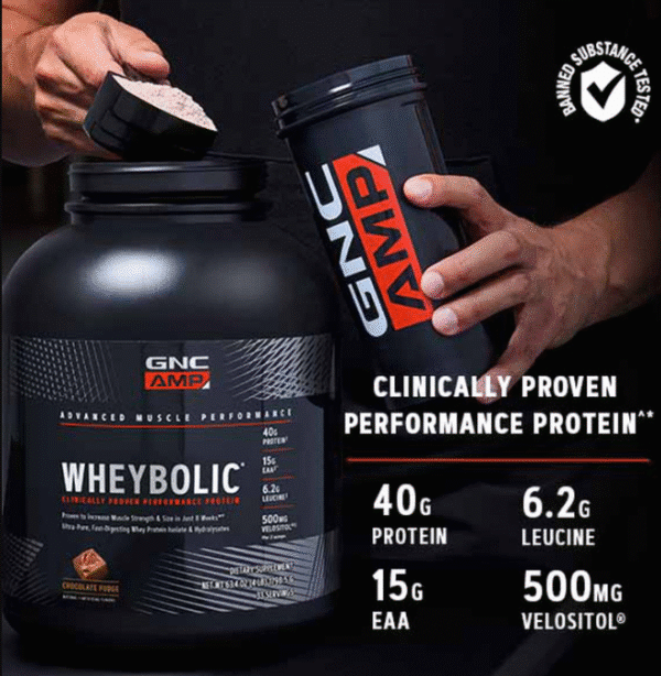 Gnc Amp Wheybolic Proteina Din Zer Cu Aroma De Lamaie Girl Scouts, 1300 G