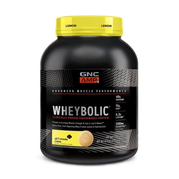 Gnc Amp Wheybolic Proteina Din Zer Cu Aroma De Lamaie Girl Scouts