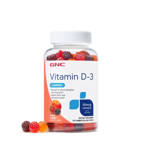 Vitamina D-3 50 Mcg (2000 Ui) Naturala 100% Din Lanolina