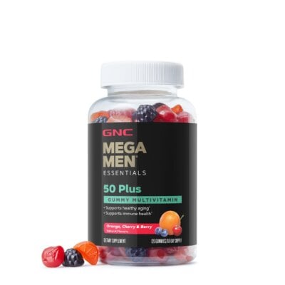Gnc Mega Men Essentials Gummy Multivitamin 50 Plus