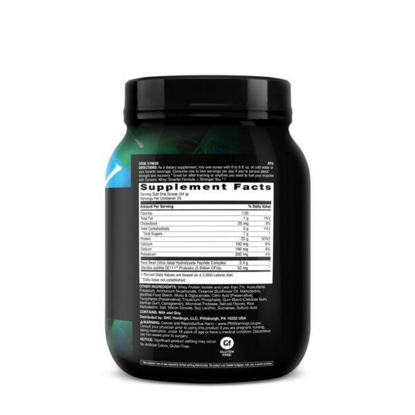 Gnc Beyond Raw Dynamic Whey Vanilla Ice Cream, Proteina Din Zer Cu Aroma De Inghetata De Vanilie, 850 G