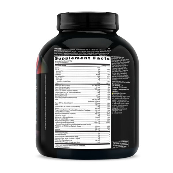 Gainer Proteic Cu Aroma De Shortcake De Capsuni