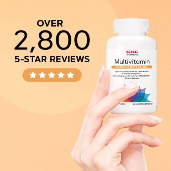 Gnc Women's Multivitamin Energy & Metabolism, Complex De Multivitamine Pentru Femei, 90 Tb