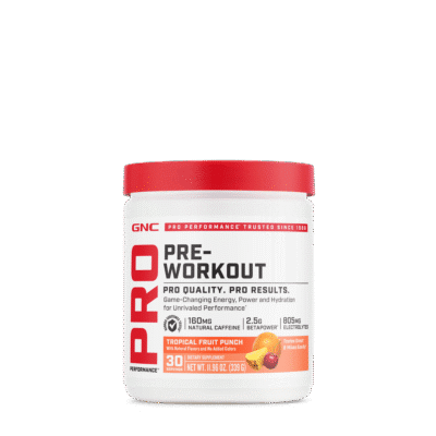 Gnc Pro Performance Pre-workout - Tropical Fruit Punch Flavor