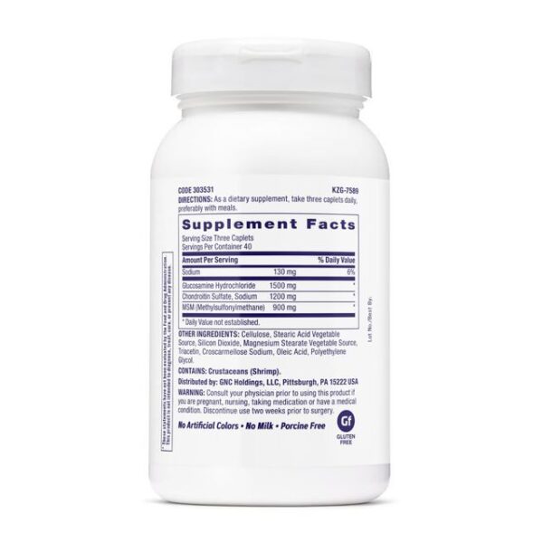 Gnc Triflex, Glucozamina, Msm Si Condroitina Pentru Articulatii Sanatoase, 120 Tb