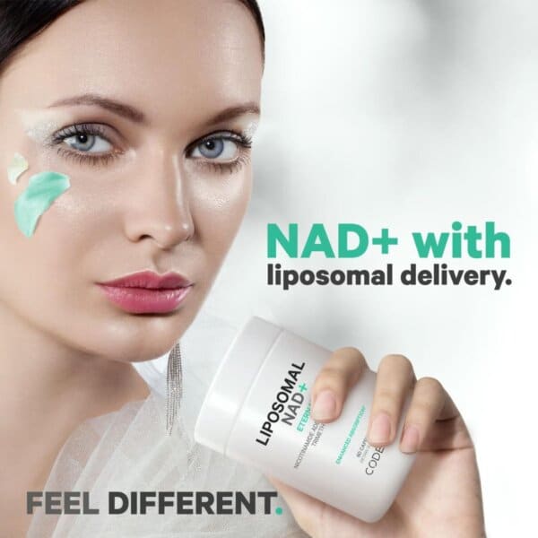 Codeage Liposomal Nad+ Eternal, Nicotinamide Adenine Dinucleotide, Nad+ Liposomal Cu Betaina Tmg, 60 Cps, GNC