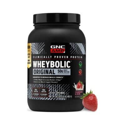 Gnc Amp Wheybolic, Proteină Din Zer, Cu Aromă De Căpșuni, 802.1 g