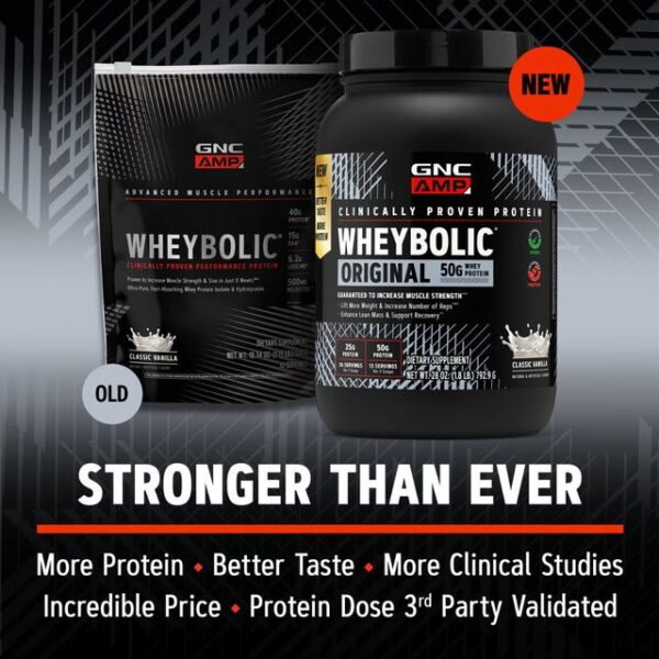 Gnc Amp Wheybolic, Proteina Din Zer, Cu Aroma De Vanilie, 792,9 g