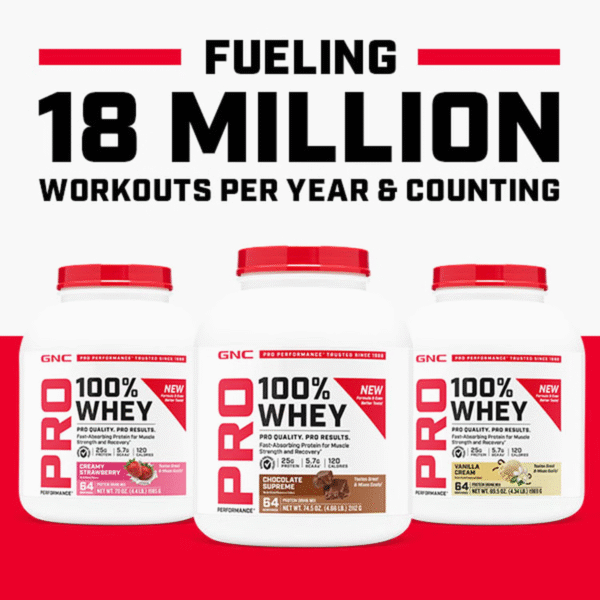 Gnc Pro Performance 100% Whey, Proteina Din Zer Cu Aroma De Ciocolata, Testata Antidoping, 2112g