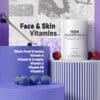 Codeage Teen Clearface Daily Multivitamin & Minerals, Complex De Multivitamine Pentru Adolescenti Pentru Ten Sanatos, 60 Cps